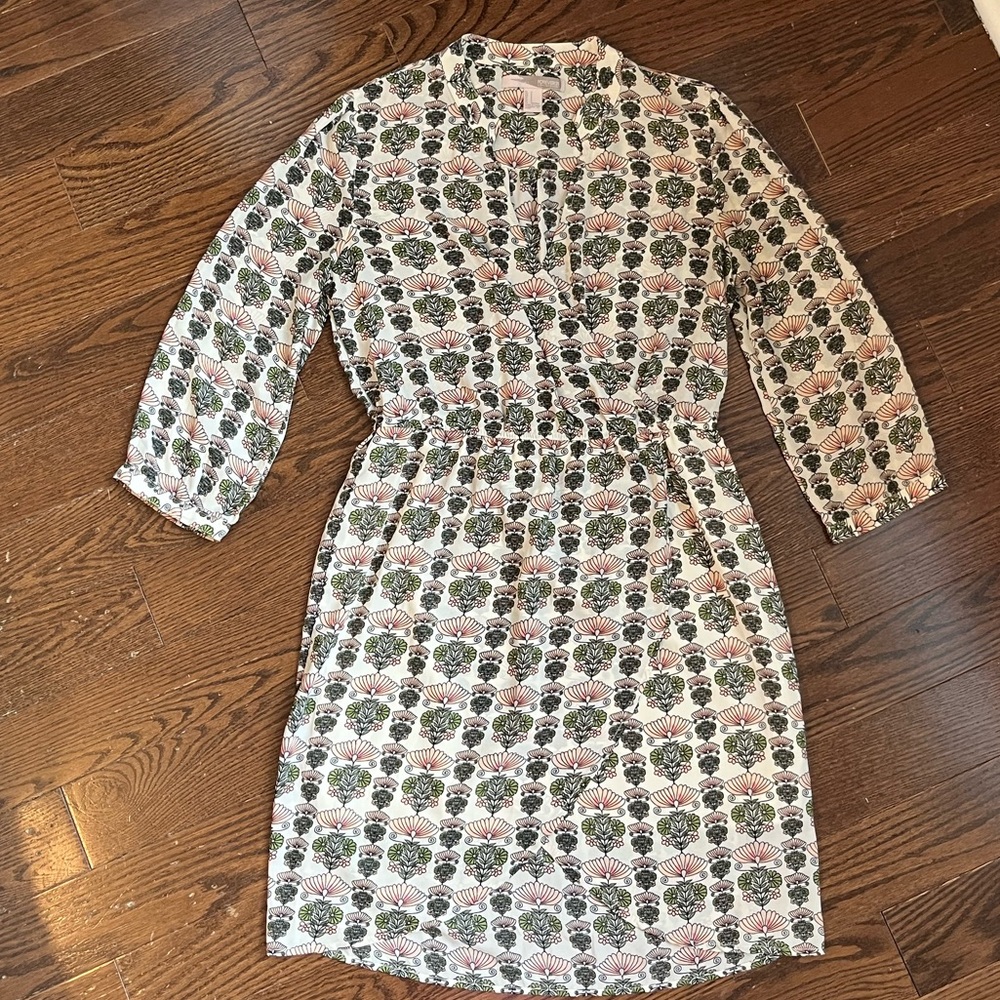 Retro-patterned dress